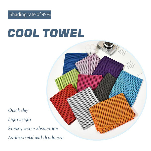 [MPFA00001]MEIPENG  Sports Towel Cool Feeling  Workout Exercise Sweat Wipe Towel