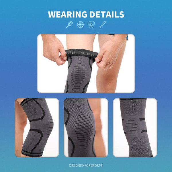 [MPFA00002] MEIPENG knee pads  summer running basketball riding climbing fitness non-slip men and women breathable ultra-thin air-conditioned room to keep warm