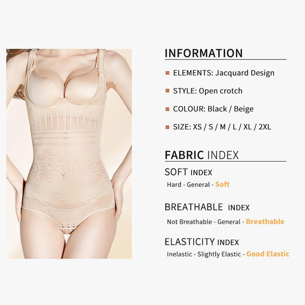 [MPFA00007]MEIPENG Ladies Full Body Shaper Slimming Bodysuit Tummy Control Girdle Corset Shapewear
