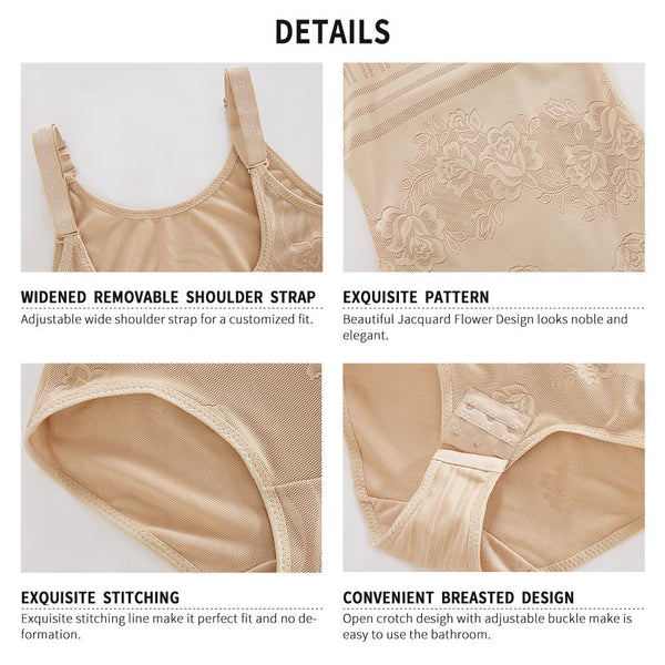 [MPFA00007]MEIPENG Ladies Full Body Shaper Slimming Bodysuit Tummy Control Girdle Corset Shapewear