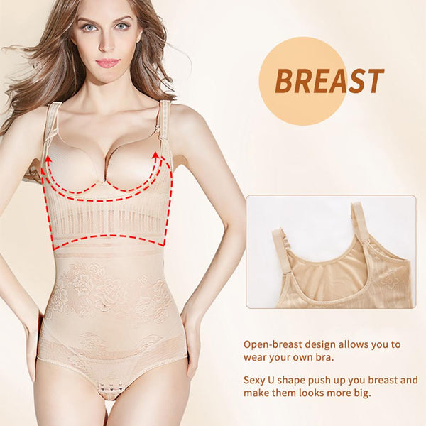 [MPFA00007]MEIPENG Ladies Full Body Shaper Slimming Bodysuit Tummy Control Girdle Corset Shapewear