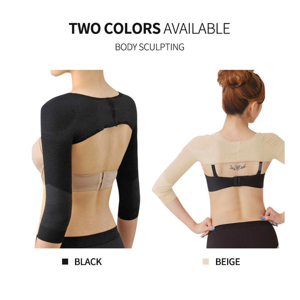 [MPFA00008] MEIPENG Seamless Arm Shaper Women Compression Long Sleeve Arm Slimmer Posture Corrector