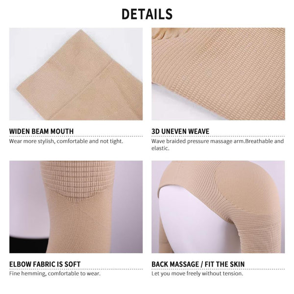 [MPFA00008] MEIPENG Seamless Arm Shaper Women Compression Long Sleeve Arm Slimmer Posture Corrector
