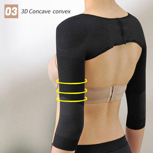[MPFA00008] MEIPENG Seamless Arm Shaper Women Compression Long Sleeve Arm Slimmer Posture Corrector