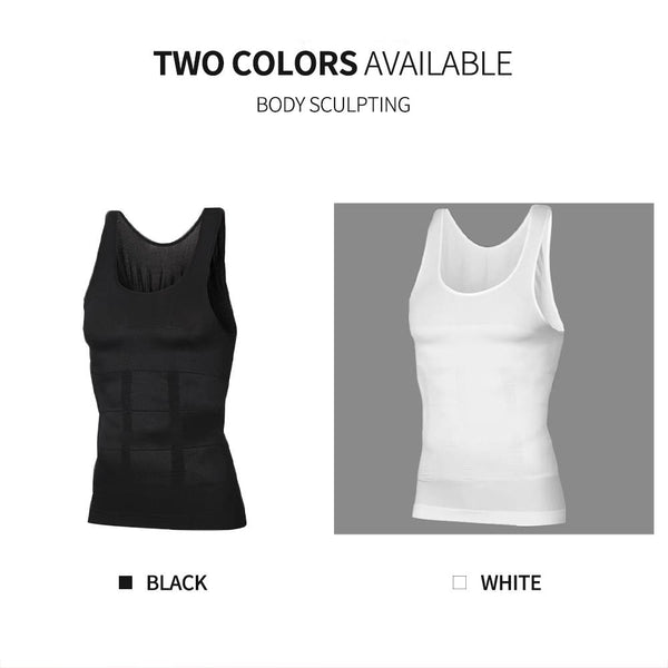 [MPFA00010] MEIPENG Men Slimming Body Shaper Tummy Control Corset Vest Compression Elastic Tank Top