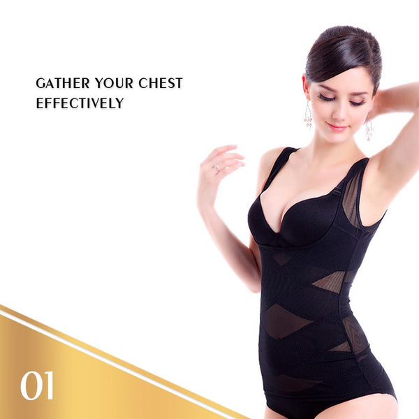 [MPFA00012] MEIPENG Ladies Full Body Shaper Slimming Bodysuit Tummy Control Girdle Corset Shapewear