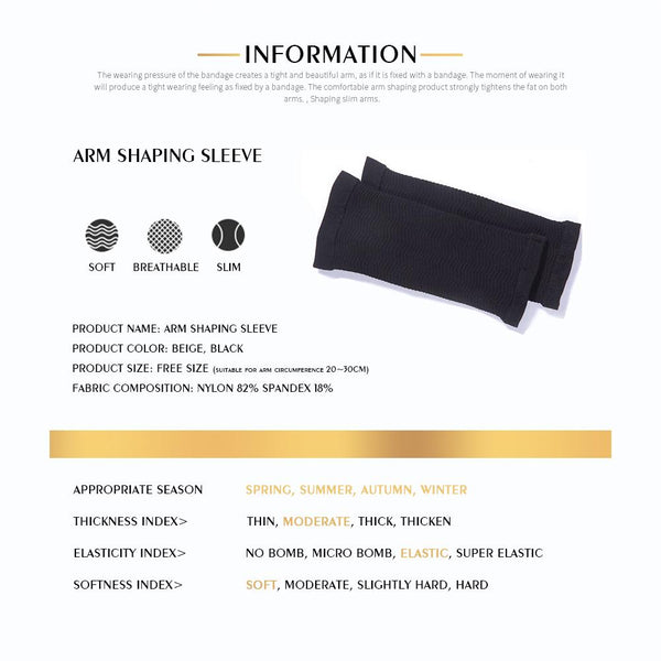 [MPFA00013] MEIPENG Arm Sleeves Weight Loss Thin Legs For Women Shaper Thin Arm Calorie Off