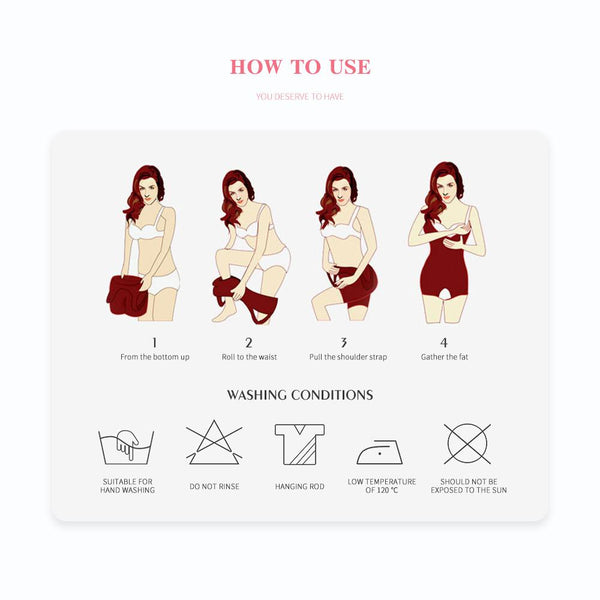[MPFA00016] MEIPENG Bodysuit Suit Women Slimming Body Shape Floral Lace Wide Straps Hooks Tummy Control