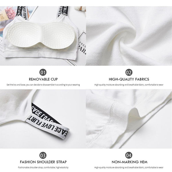 [MPFA00023] MEIPENG Ladies Yoga Sports Bra Crop Top Women Sports Support Padded Vest Crop Top Gym
