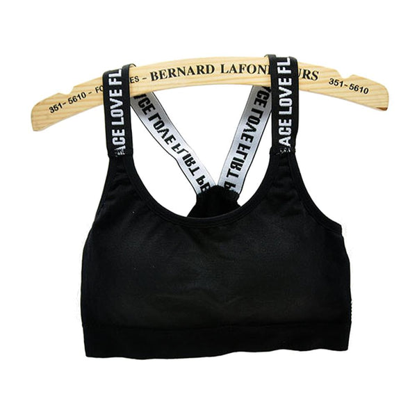 [MPFA00023] MEIPENG Ladies Yoga Sports Bra Crop Top Women Sports Support Padded Vest Crop Top Gym