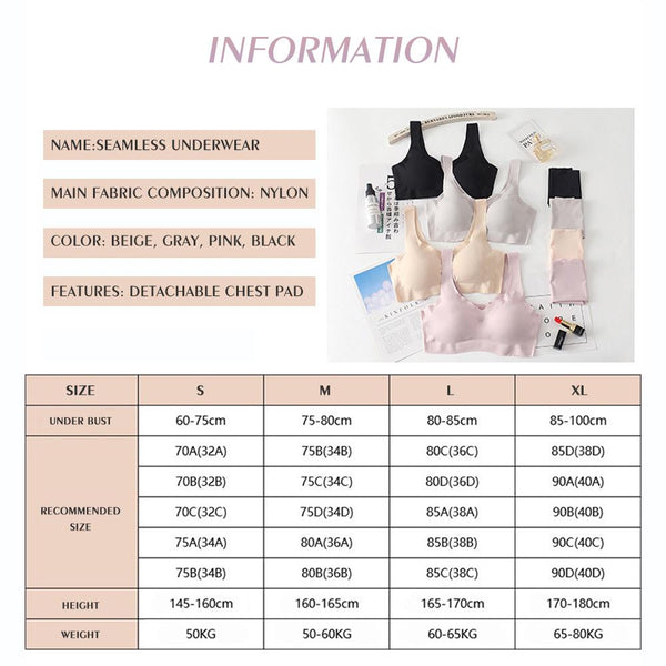 [MPFA00024] MEIPENG Breezies Seamless Comfort Wire free Bra