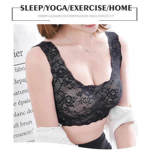 [MPFA00027] MEPENG Ladies Lace Bralette Sexy Women Crop Top Unlined Soft Bra Top Lingerie Underwear