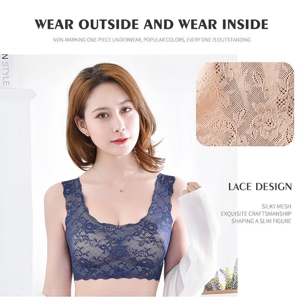 [MPFA00027] MEPENG Ladies Lace Bralette Sexy Women Crop Top Unlined Soft Bra Top Lingerie Underwear
