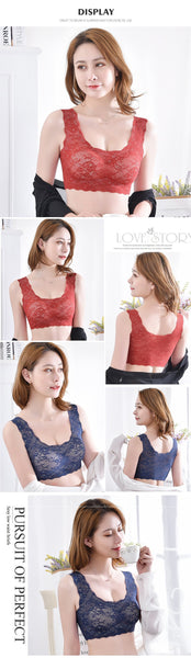 [MPFA00027] MEPENG Ladies Lace Bralette Sexy Women Crop Top Unlined Soft Bra Top Lingerie Underwear