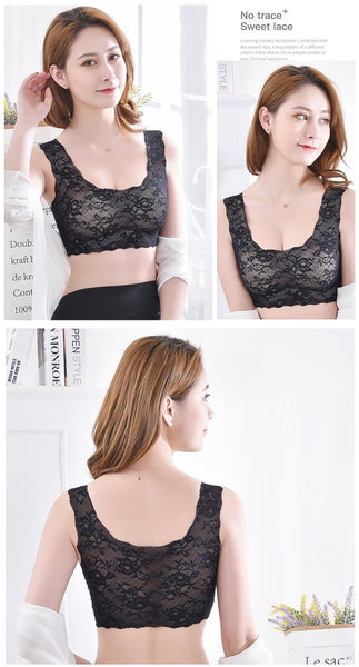 [MPFA00027] MEPENG Ladies Lace Bralette Sexy Women Crop Top Unlined Soft Bra Top Lingerie Underwear