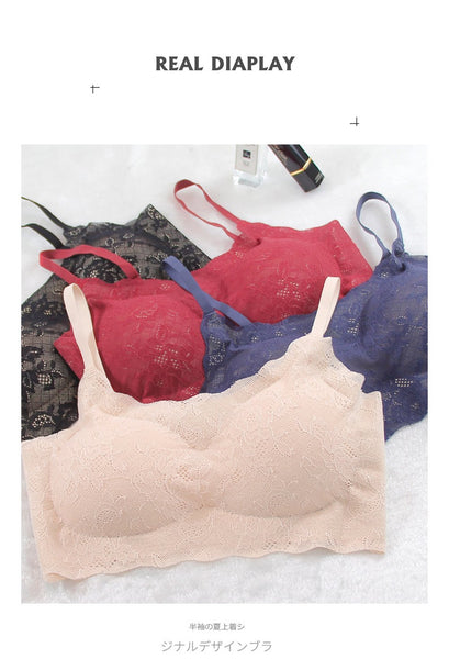 [MPFA00028] MEIPENG Explosion Bra camisole base with lace and seamless for woman