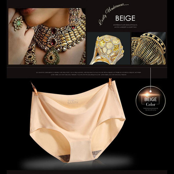 [MPFA00029] MEIPENG Ice silk seamless panties feminine waist plus size women's briefs summer new style