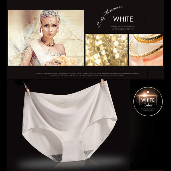 [MPFA00029] MEIPENG Ice silk seamless panties feminine waist plus size women's briefs summer new style