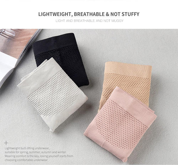 [MPFA00030] MEIPENG Explosive mid-waist warm palace honeycomb panties women's cotton crotch, abdomen, buttocks, honeycomb seamless women's briefs