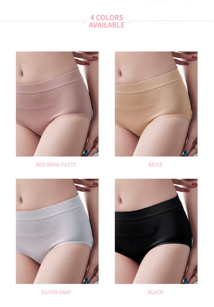 [MPFA00030] MEIPENG Explosive mid-waist warm palace honeycomb panties women's cotton crotch, abdomen, buttocks, honeycomb seamless women's briefs