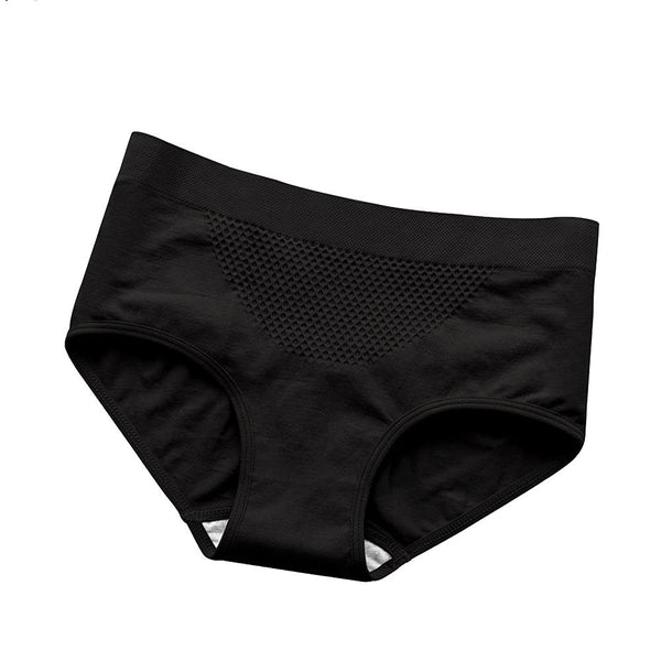 [MPFA00030] MEIPENG Explosive mid-waist warm palace honeycomb panties women's cotton crotch, abdomen, buttocks, honeycomb seamless women's briefs