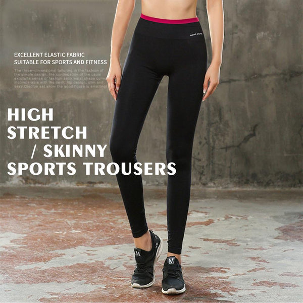 [MPFA00031] MEIPENG New autumn/winter tights with small trousers and high elastic sports trousers women's color matching running yoga fitness trousers casual pants