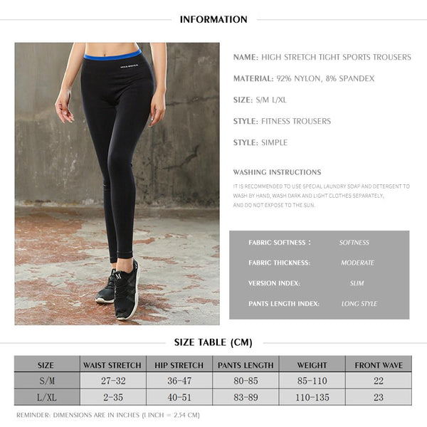 [MPFA00031] MEIPENG New autumn/winter tights with small trousers and high elastic sports trousers women's color matching running yoga fitness trousers casual pants