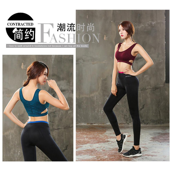 [MPFA00031] MEIPENG New autumn/winter tights with small trousers and high elastic sports trousers women's color matching running yoga fitness trousers casual pants