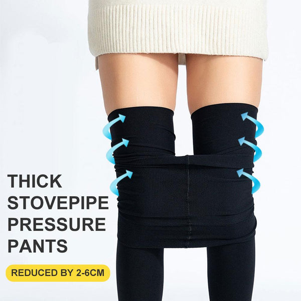 [MPFA00032] MEIPENG thick Stovepipe pressure pants with no velvet and anti-pilling abdomen and hip lift
