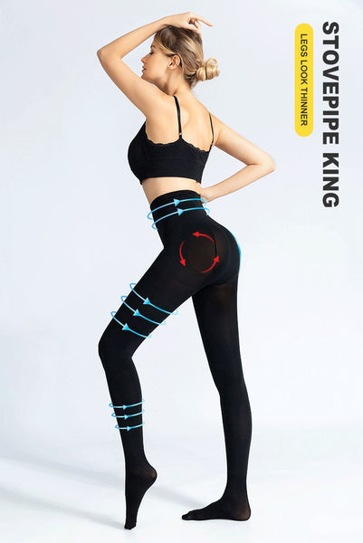 [MPFA00032] MEIPENG thick Stovepipe pressure pants with no velvet and anti-pilling abdomen and hip lift