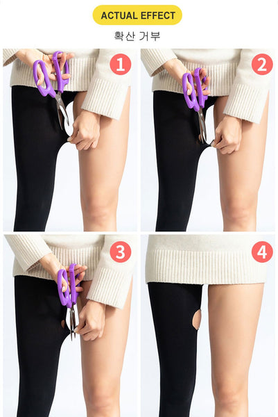[MPFA00032] MEIPENG thick Stovepipe pressure pants with no velvet and anti-pilling abdomen and hip lift