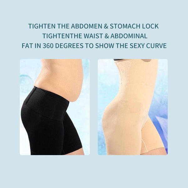 【MPFA00034】MEIPENG Seamless women's postpartum high waisted flat angle waistband waist lifting arm beauty pants anti light bottoming safety pants