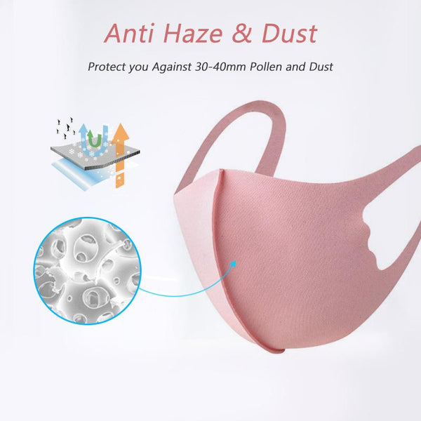 [MPHA00005] MEIPENG 3D Fit Unise Kids Ice Silk Cotton Mask Safety Cotton Breathable Washable Anti Fog Reusable Face Mouth Mask