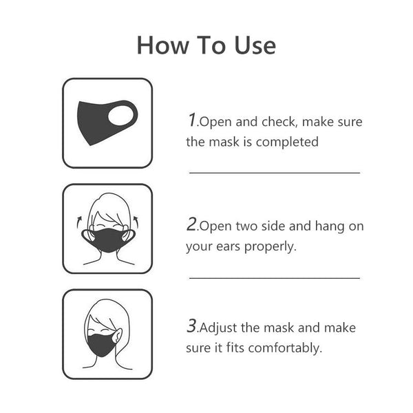 [MPHA00005] MEIPENG 3D Fit Unise Kids Ice Silk Cotton Mask Safety Cotton Breathable Washable Anti Fog Reusable Face Mouth Mask