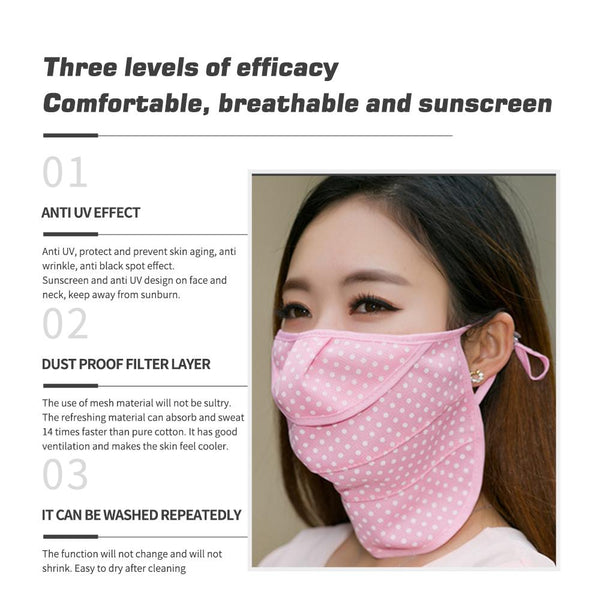 [MPHA00006] MEIPENG Women's UV Layered Mask-Sun Protective--2020 Korean Style summer Mask