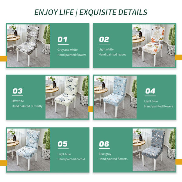 [MPHA00007] MEIPENG Dining Chair Covers Wedding Banquet Party Decor Home Seat Covers Stretch Spandex