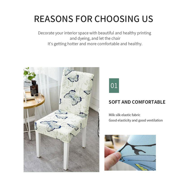 [MPHA00007] MEIPENG Dining Chair Covers Wedding Banquet Party Decor Home Seat Covers Stretch Spandex