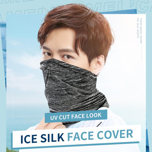 [MPHA00010] MEIPENG ice silk magic turban for men and women ice towel face mask bib summer outdoor sunscreen face towel collar riding equipment