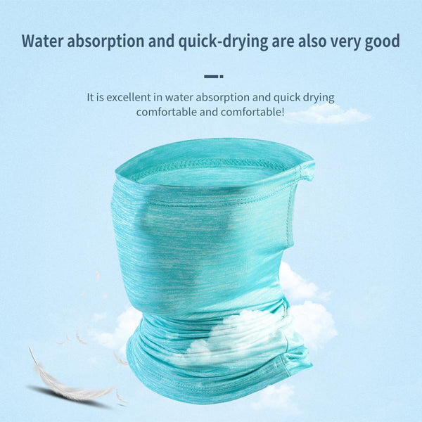 [MPHA00010] MEIPENG ice silk magic turban for men and women ice towel face mask bib summer outdoor sunscreen face towel collar riding equipment