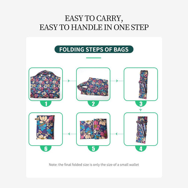 [MPHA00011] MEIPENG Large STYLISH Nylon Foldable Reusable Grocery Shopping Bag