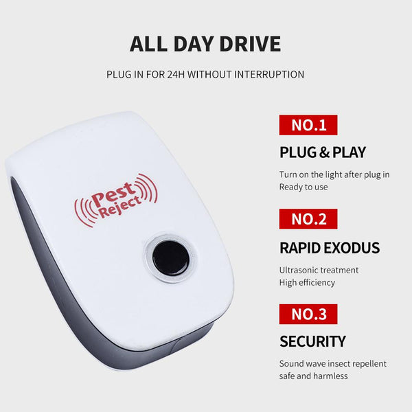 [MPHA00012] MEIPENG Ultrasonic Pest Reject Electronic Repeller Anti Mosquito Bug Mice Insect Killer Pest reject