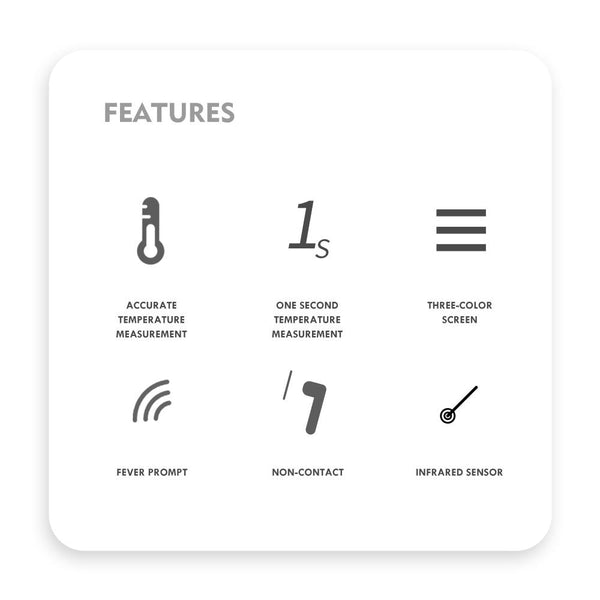 [MPHA00016] MEIPENG Non-contact infrared thermometer gun portable with handheld type thermometer forehead