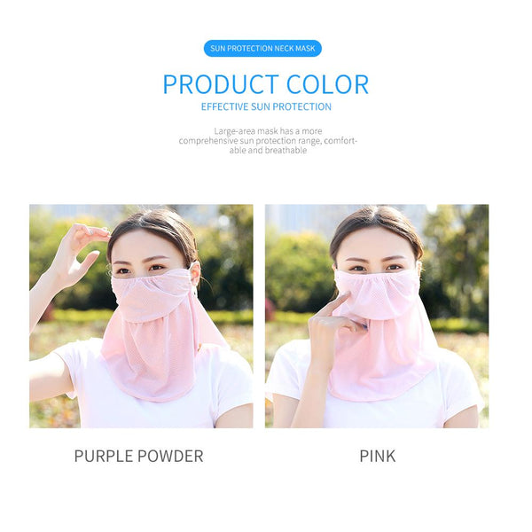 [MPHA00017] MEIPENG Women's UV Layered Mask-Sun Protective-2020 chiffon Mask
