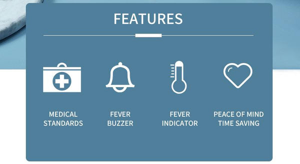 【MPHA00019】MEIPENG Thermometer soft head for children's armpit electronic oral thermometer