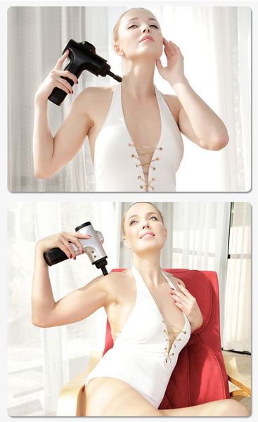 【MPHA00020】MEIPENG Charged electric massage gun muscle relaxation massager portable fitness equipment fascia gun