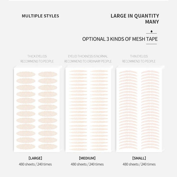 [MPTA00002]Invisible Lift Double Eyelid Stickers Makeup Eye Sticker Tape Strips