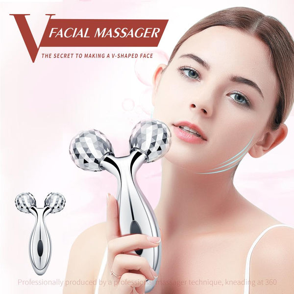 [MPTA00008] MEIPENG 3D Facial Roller Massager V Face Lifting Massage Instrument Body Shaping Tool