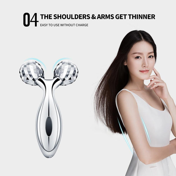 [MPTA00008] MEIPENG 3D Facial Roller Massager V Face Lifting Massage Instrument Body Shaping Tool