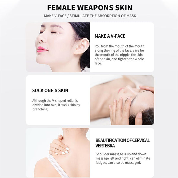 [MPTA00008] MEIPENG 3D Facial Roller Massager V Face Lifting Massage Instrument Body Shaping Tool