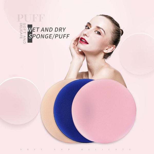 [MPTA00010] MEIPENG Air Cushion BB Cream Concealer Powder Puff Foundation Sponge Makeup Tool Round